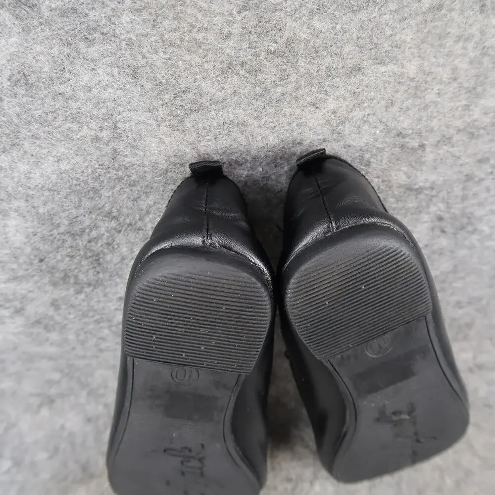 Cat & Jack Shoes Kids Toddler 10 Ballet Flats Elastic Strap Girls Slip On Black